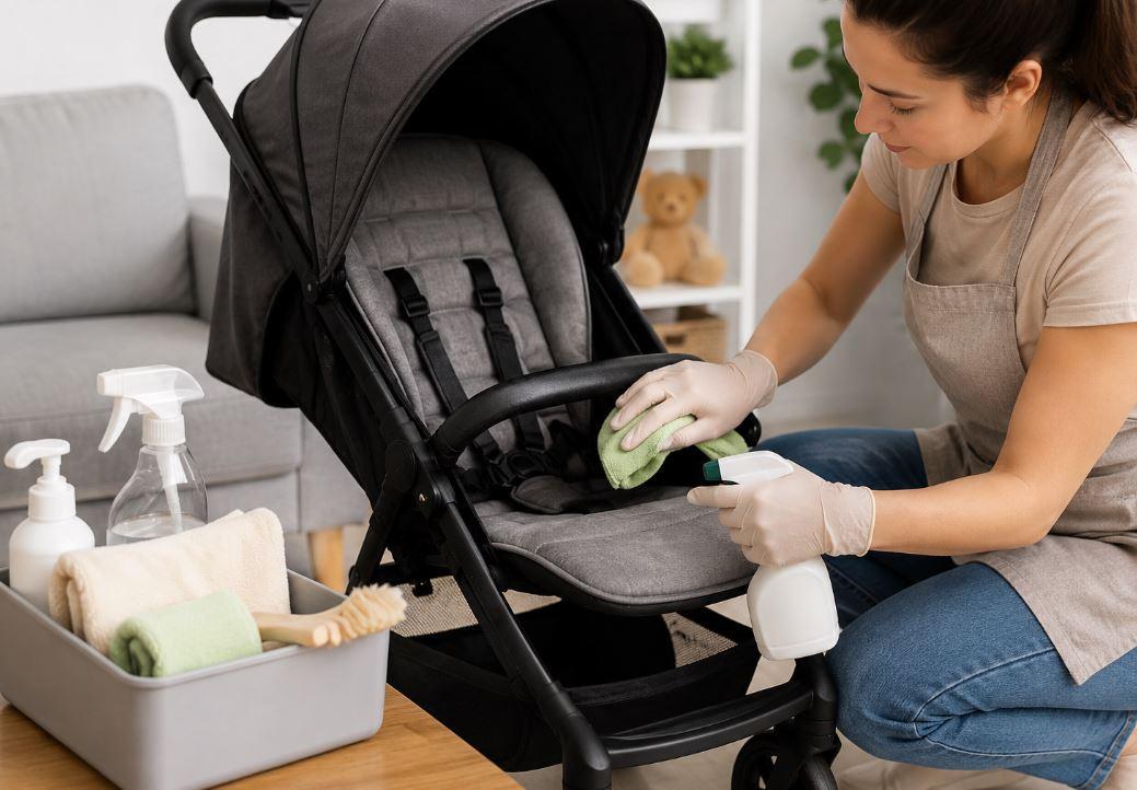 Como limpar e higienizar o carrinho de bebê corretamente