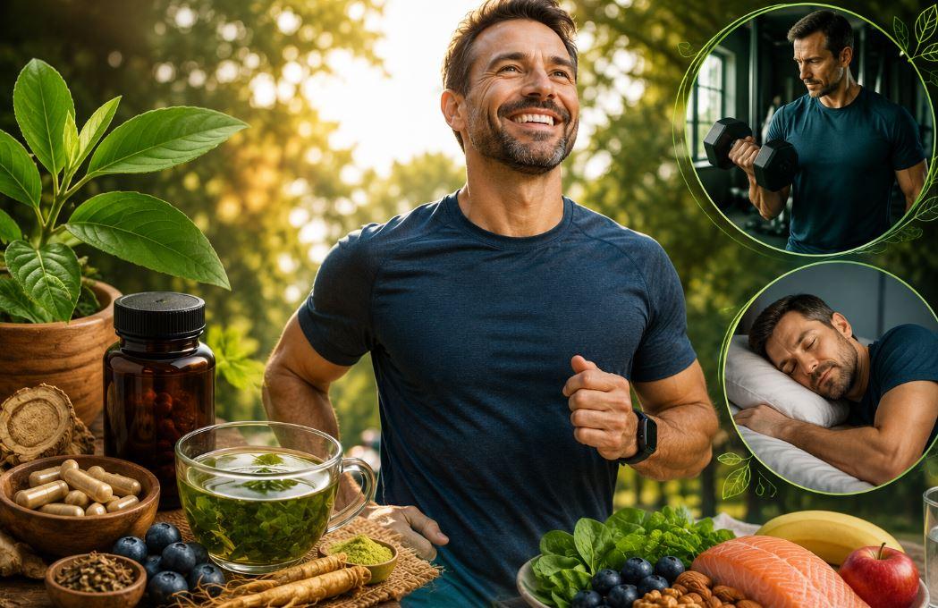 Soluções Naturais para Mais Energia e Disposição Masculina